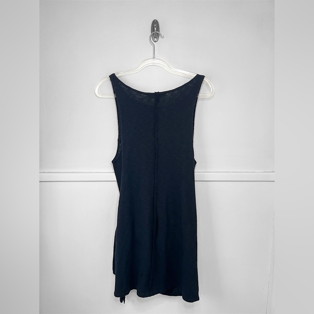 Sleeveless Knot-Detail Mini Dress in Black - Picture 7 of 10